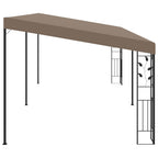 Prie sienos montuojama pavėsinė, taupe spalvos, 6x3x2,5m