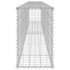 Gabiono siena su dangčiais, 300x30x50cm, galvanizuotas plienas