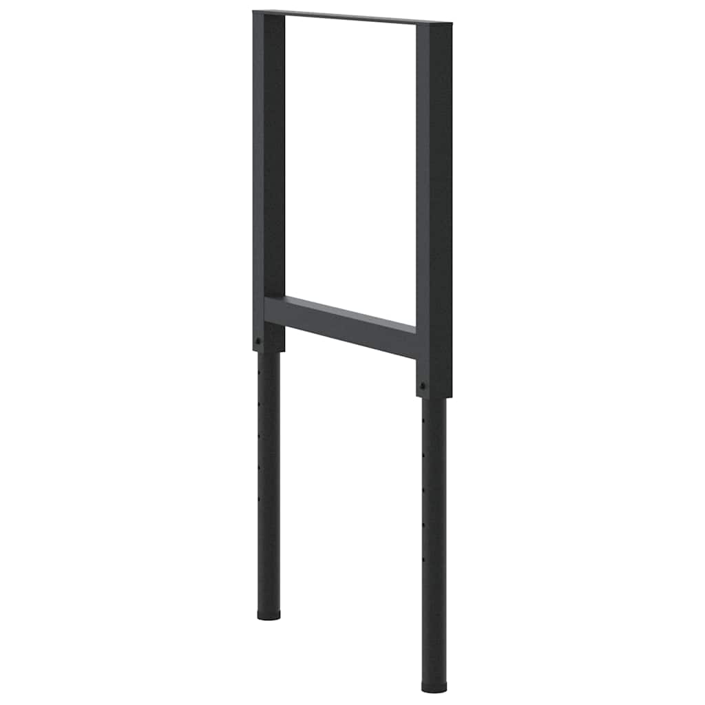 Darbastalio rėmai, 2vnt., juodi, 55x(69-95,5)cm, metalas