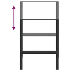 Darbastalio rėmai, 2vnt., juodi, 55x(69-95,5)cm, metalas