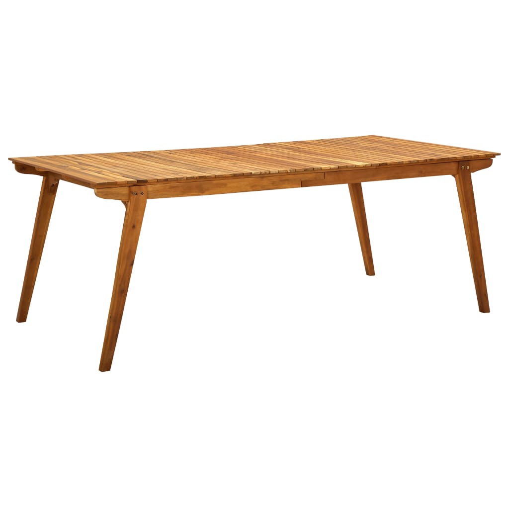 Sodo stalas, 150x90x75cm, akacijos medienos masyvas