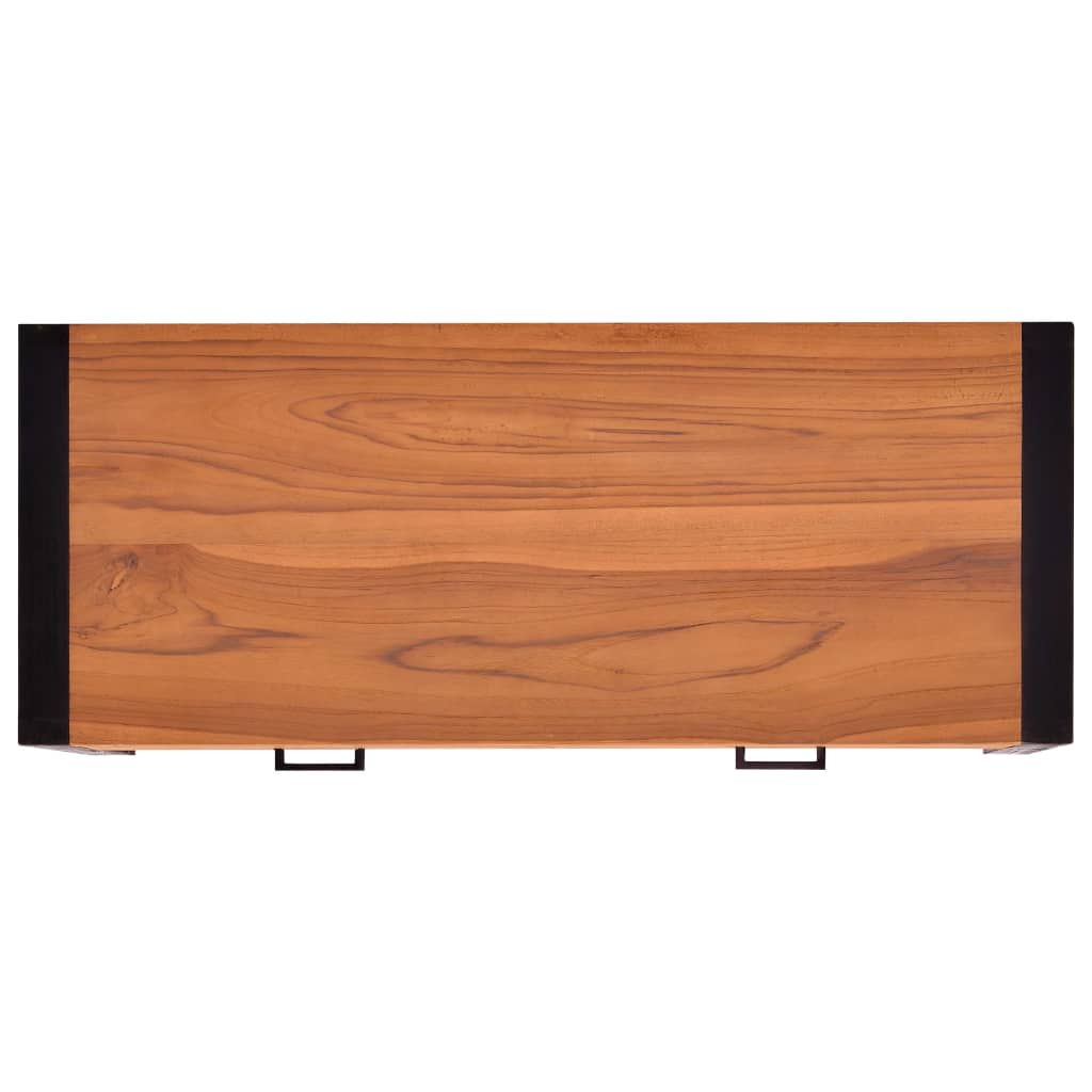 Rašomasis stalas su 2 stalčiais, 100x40x75cm, tikmedis