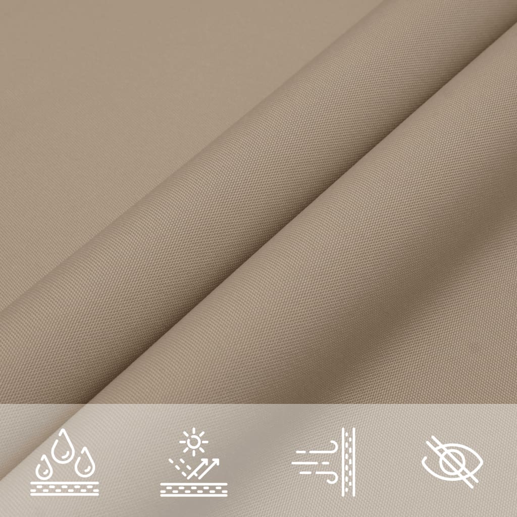 Uždanga nuo saulės, taupe, 2x3m, oksfordo audinys, stačiakampė