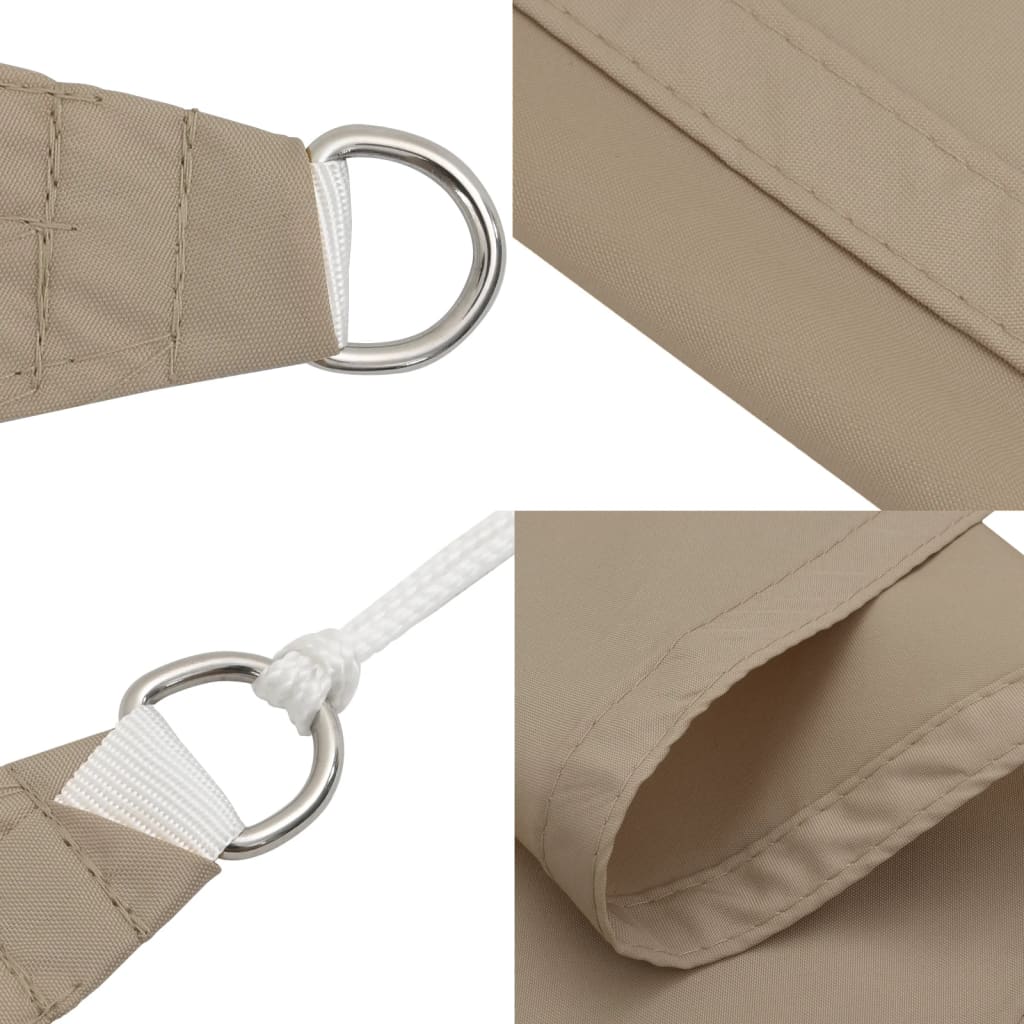 Uždanga nuo saulės, taupe, 3x4m, oksfordo audinys, stačiakampė