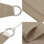 Uždanga nuo saulės, taupe, 3x4m, oksfordo audinys, stačiakampė