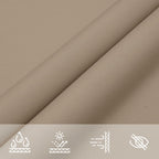 Uždanga nuo saulės, taupe, 3x4m, oksfordo audinys, stačiakampė
