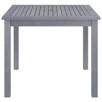 Sodo valgomojo stalas, 88x88x74cm, akacijos medienos masyvas