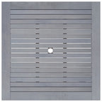 Sodo valgomojo stalas, 88x88x74cm, akacijos medienos masyvas