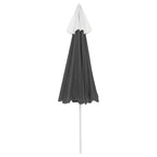 Paplūdimio skėtis nuo saulės, antracito spalvos, 240cm