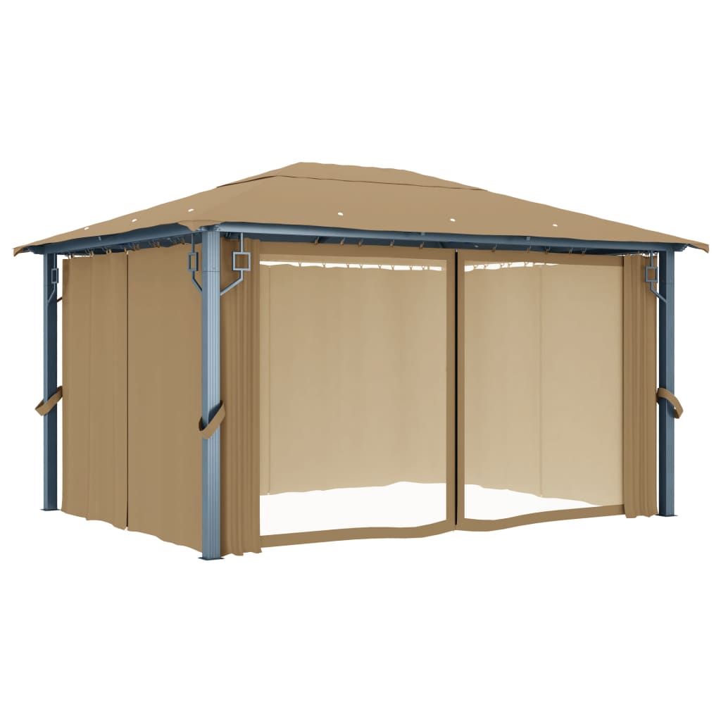Proginė palapinė su 10 tinklinių šoninių sienelių, 12x3m