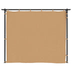Proginė palapinė su 12 sienomis, antracito, 8x4m, HDPE