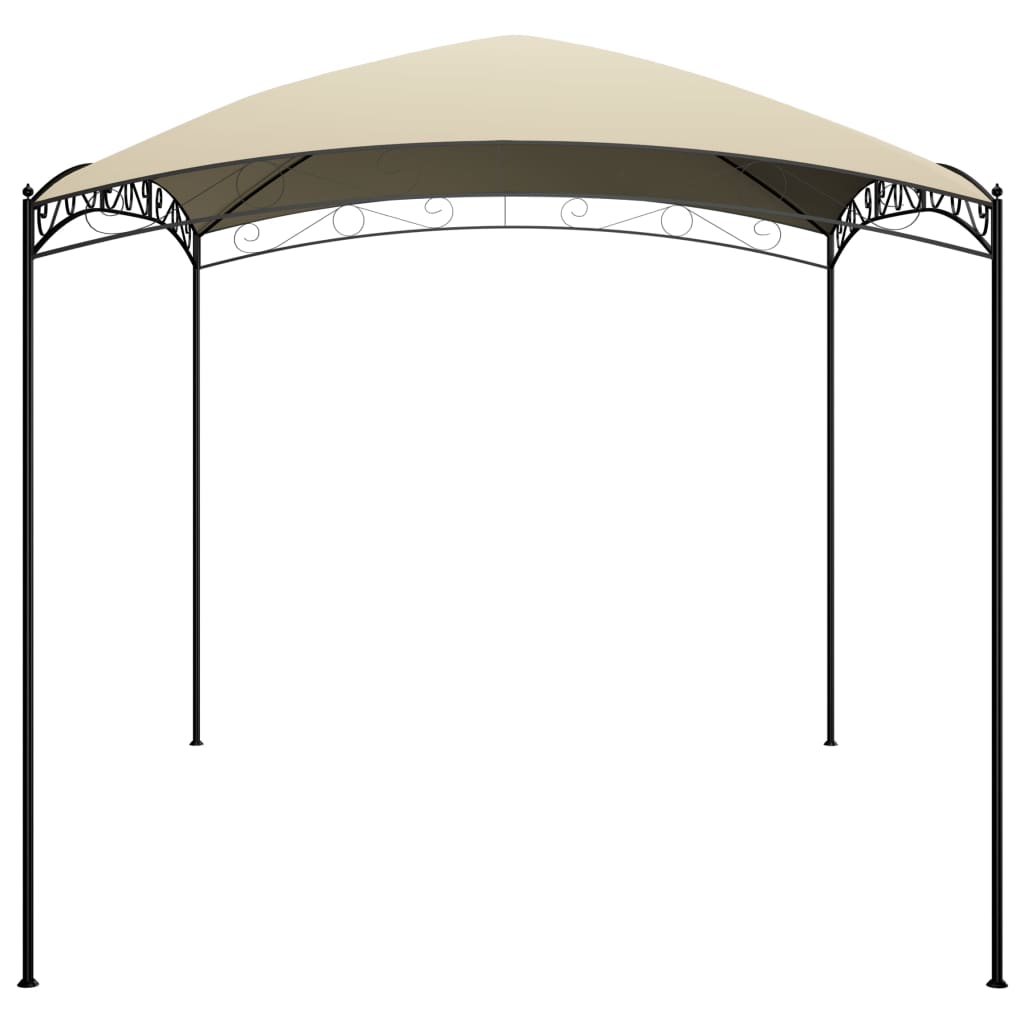 Pavėsinė, kreminės spalvos, 3x4x2,65m, 180 g/m²