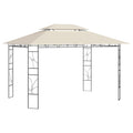Pavėsinė, kreminės spalvos, 4x3x2,7m, 160g/m²