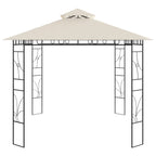 Pavėsinė, kreminės spalvos, 4x3x2,7m, 160g/m²