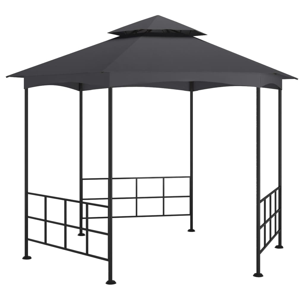 Išskleidžiama pavėsinė su šoninėmis sienomis, kreminė spalva, 3,1x2,7m