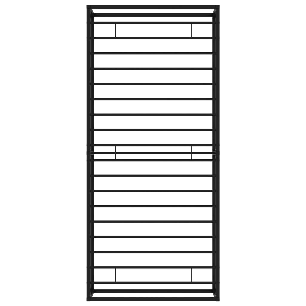 Lovos rėmas, juodos spalvos, 90x200cm, metalas