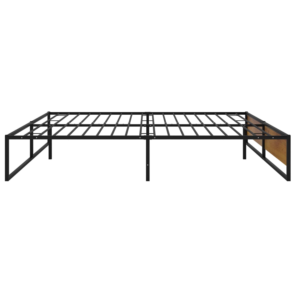 Lovos rėmas, juodos spalvos, 160x200cm, metalas