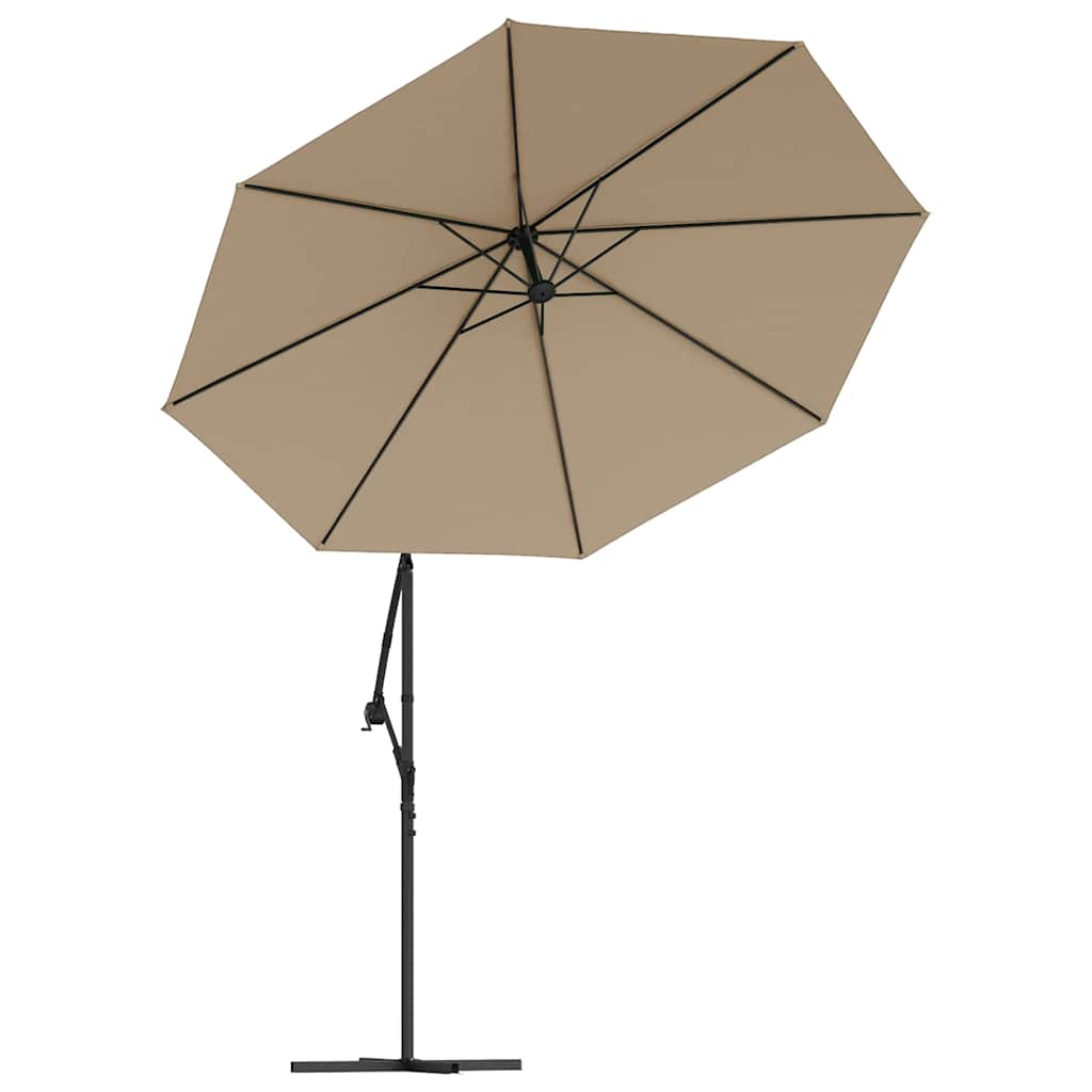 Pakaitinis audinys gembiniam skėčiui, taupe spalvos, 300cm