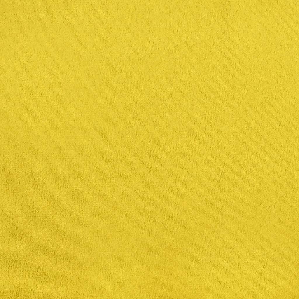 Valgomojo kėdės, 4vnt., garstyčių geltonos spalvos, aksomas