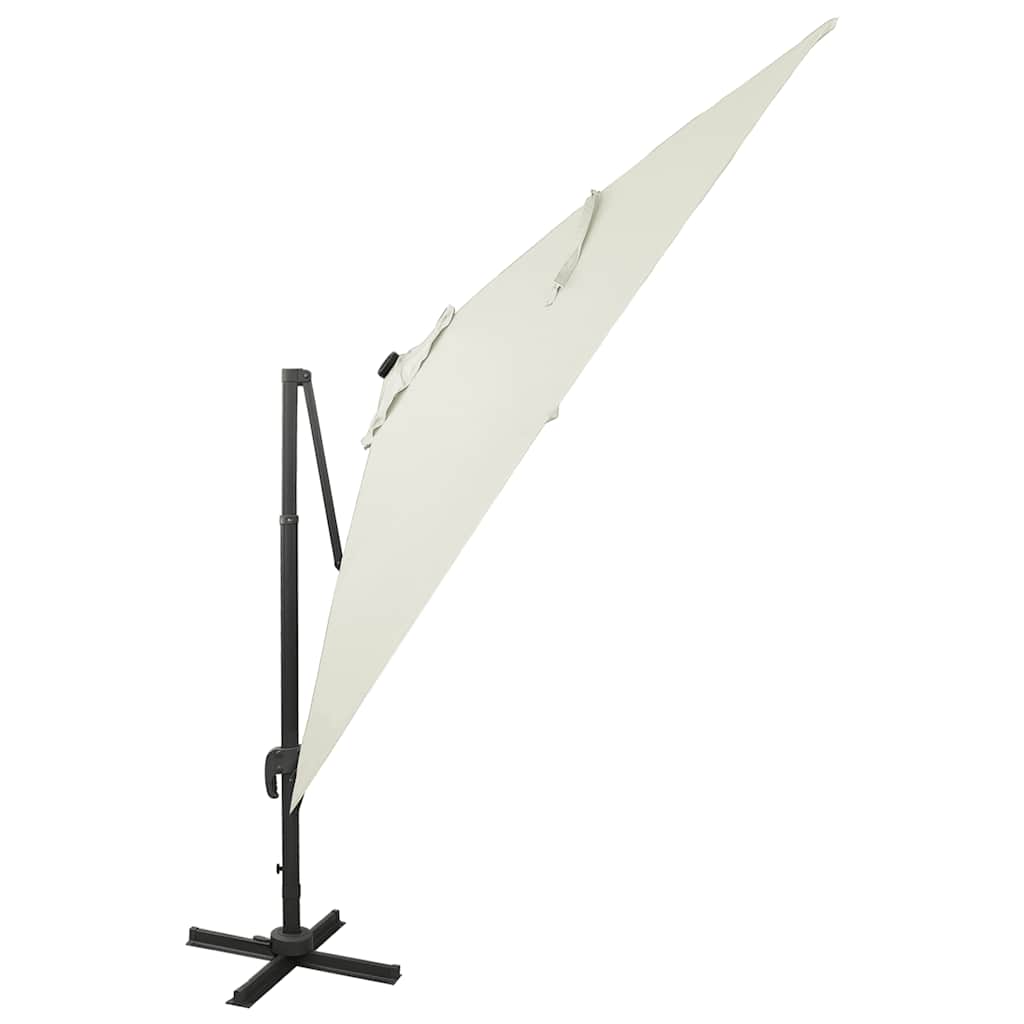 Gembinis skėtis su stulpu ir LED lemputėmis, 300cm