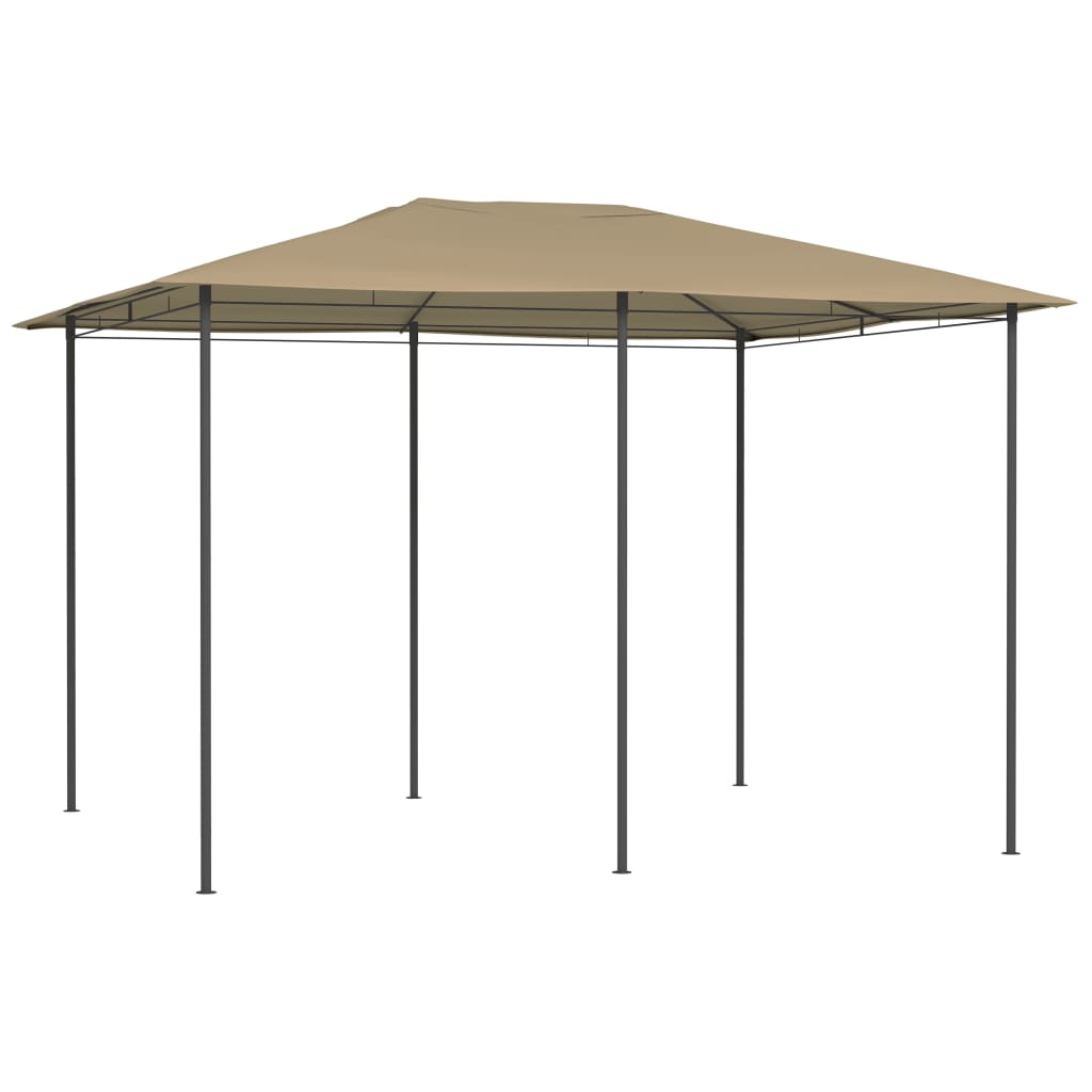 Pavėsinė, kreminės spalvos, 3x4x2,6m, 160g/m²