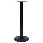 Bistro stalo kojelė Juoda Ø43x107 cm Ketaus