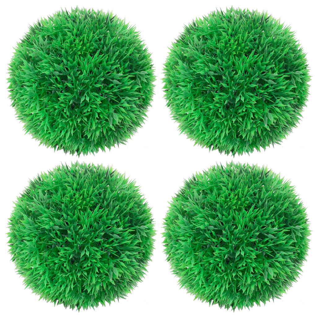 Dirbtiniai buksmedžio krūmai, 4vnt., 2cm, rutulio formos