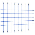 Laipiojimo tinklas, 200x150cm, mėlynas