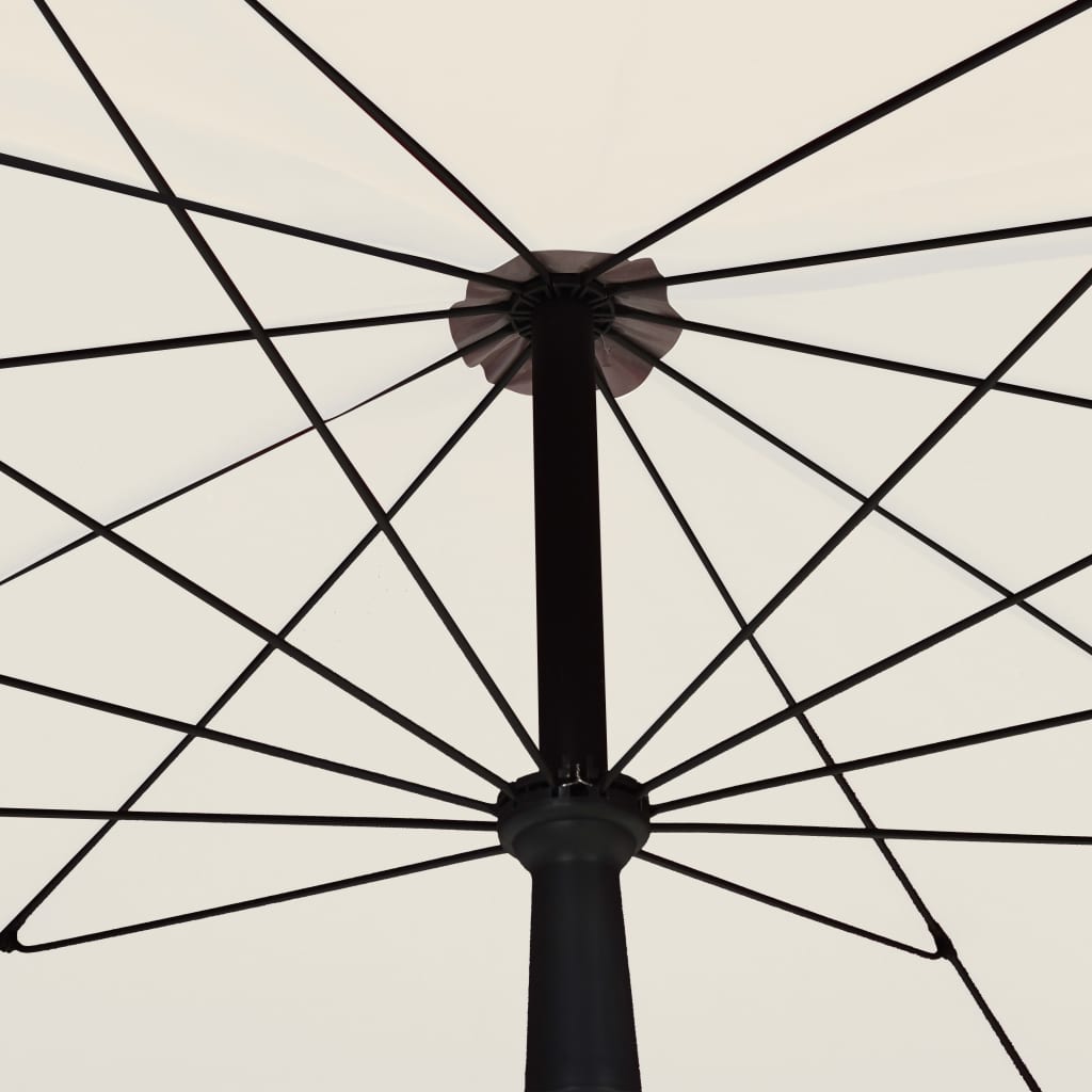 Sodo skėtis nuo saulės su stulpu spalvos, 200x130cm
