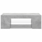 Tv spintelė su LED apšvietimu, betono pilka, 90x39x30cm