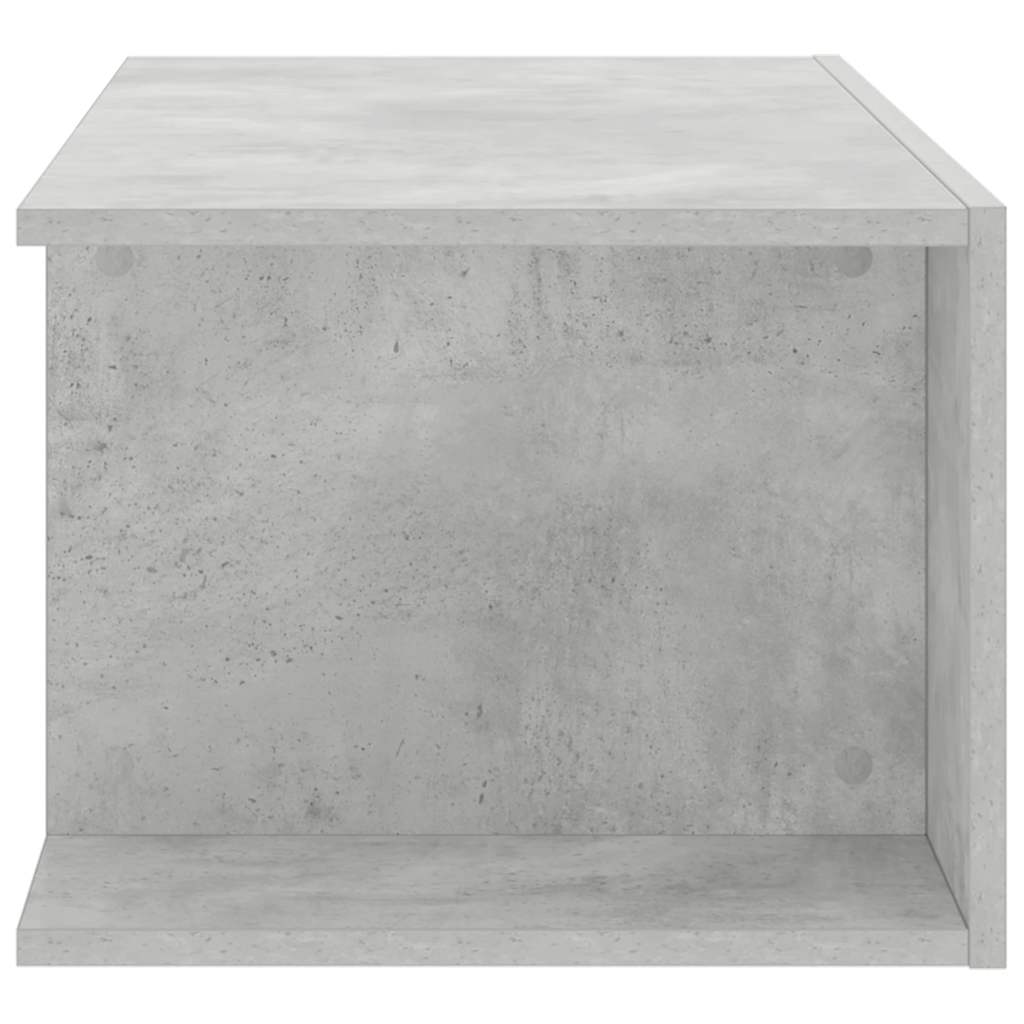 Tv spintelė su LED apšvietimu, betono pilka, 90x39x30cm