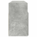 Televizoriaus spintelė su LED, betono pilka, 120x30x50cm