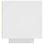 Televizoriaus spintelė su LED apšvietimu, balta, 160x35x40cm