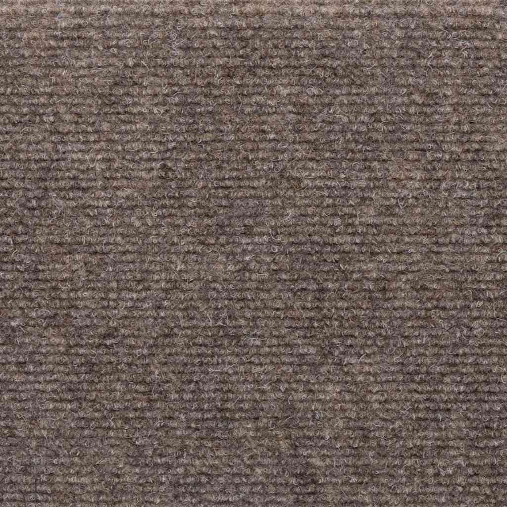 Laiptų kilimėliai, lipnūs, 15 vnt., 65x21x4 cm, smėlio spalvos, stačiakampiai kraštai