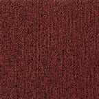 Laiptų kilimėliai, 15 vnt., 65x21x4 cm, bordo spalvos, stačiakampiai kraštai