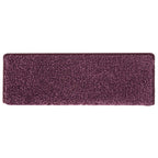Laiptų kilimėliai, 15 vnt., 65x21x4 cm, tamsiai violetiniai, stačiakampiai kraštai