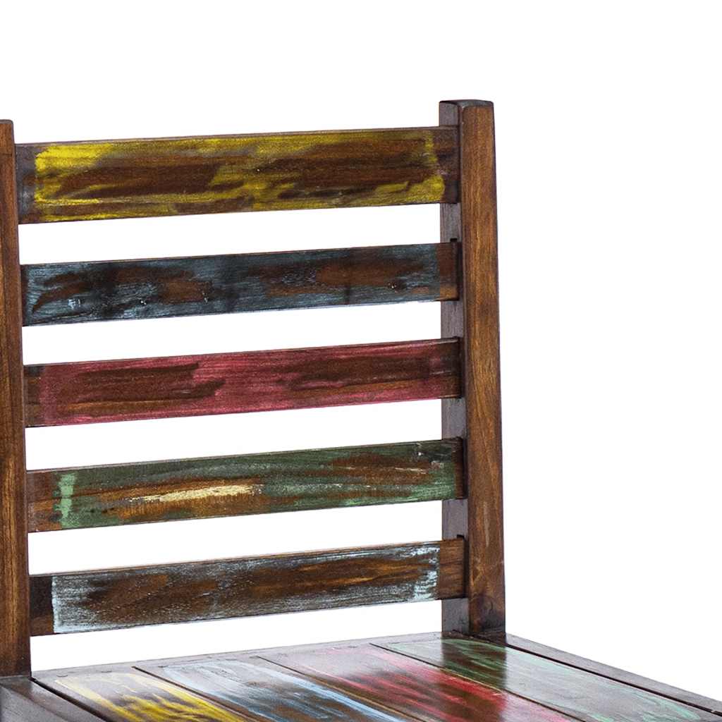 Valgomojo kėdės, 2vnt., perdirbtos medienos masyvas