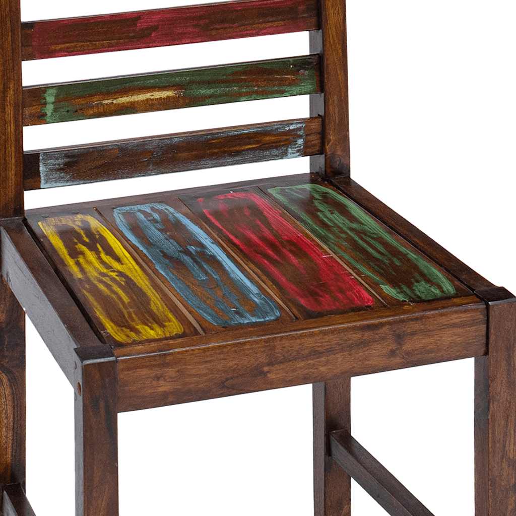 Valgomojo kėdės, 2vnt., perdirbtos medienos masyvas