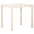 Sodo stalas, baltos spalvos, 79x65x72cm, plastikas