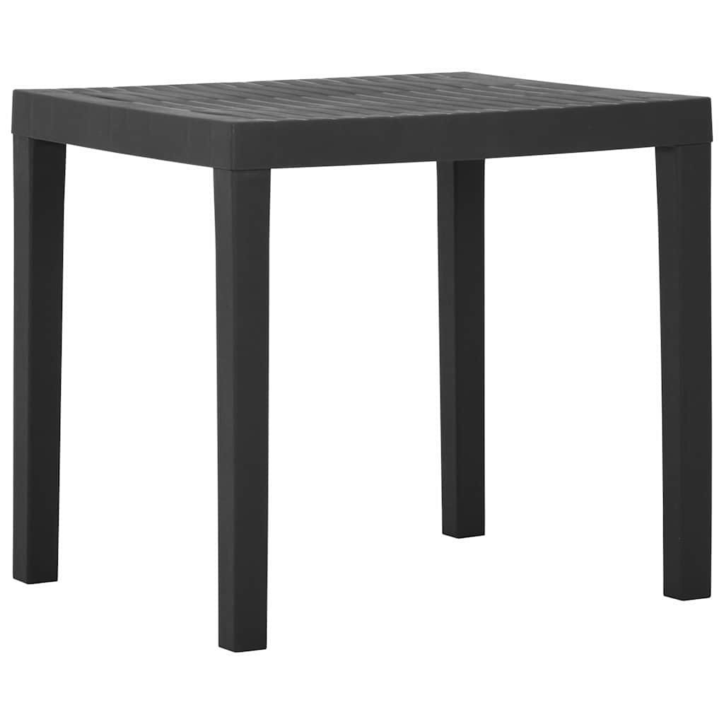 Sodo stalas, baltos spalvos, 79x65x72cm, plastikas