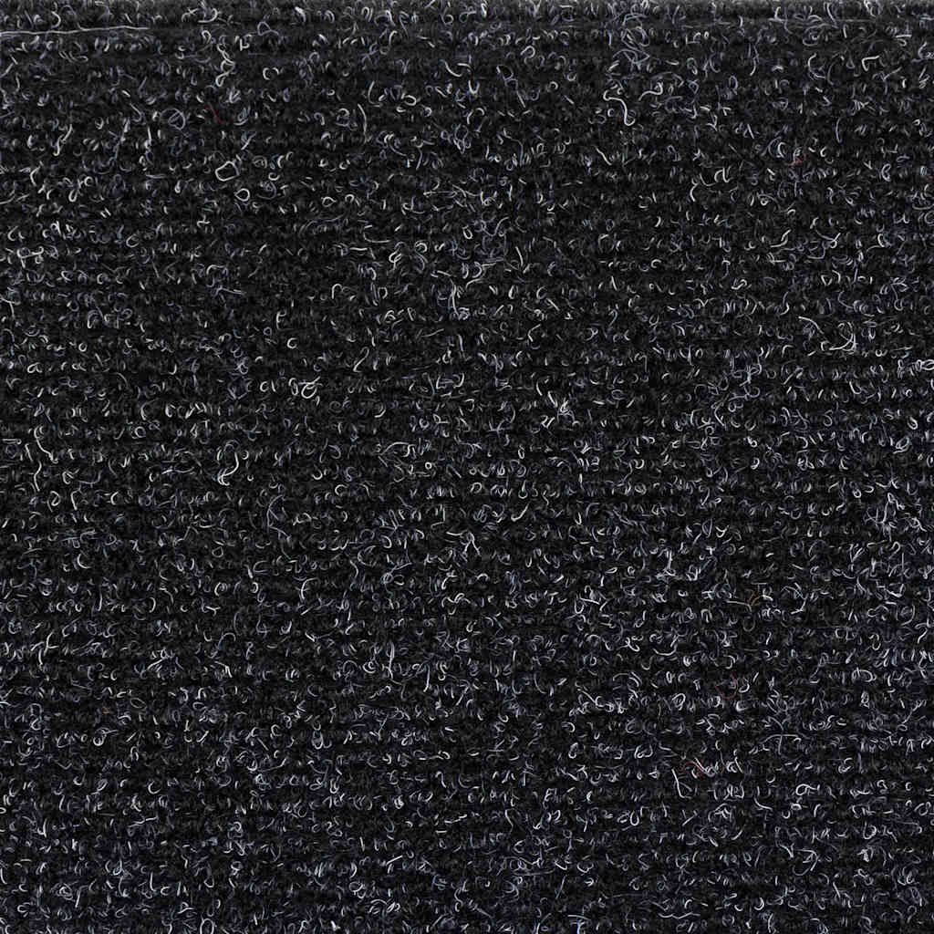 Laiptų kilimėliai, lipnūs, 5 vnt., juodi, pusapvaliai, 56x17x3 cm