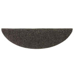 Laiptų kilimėliai, lipnūs, 10 vnt., 56x17x3 cm, antracito spalvos, pusapvaliai