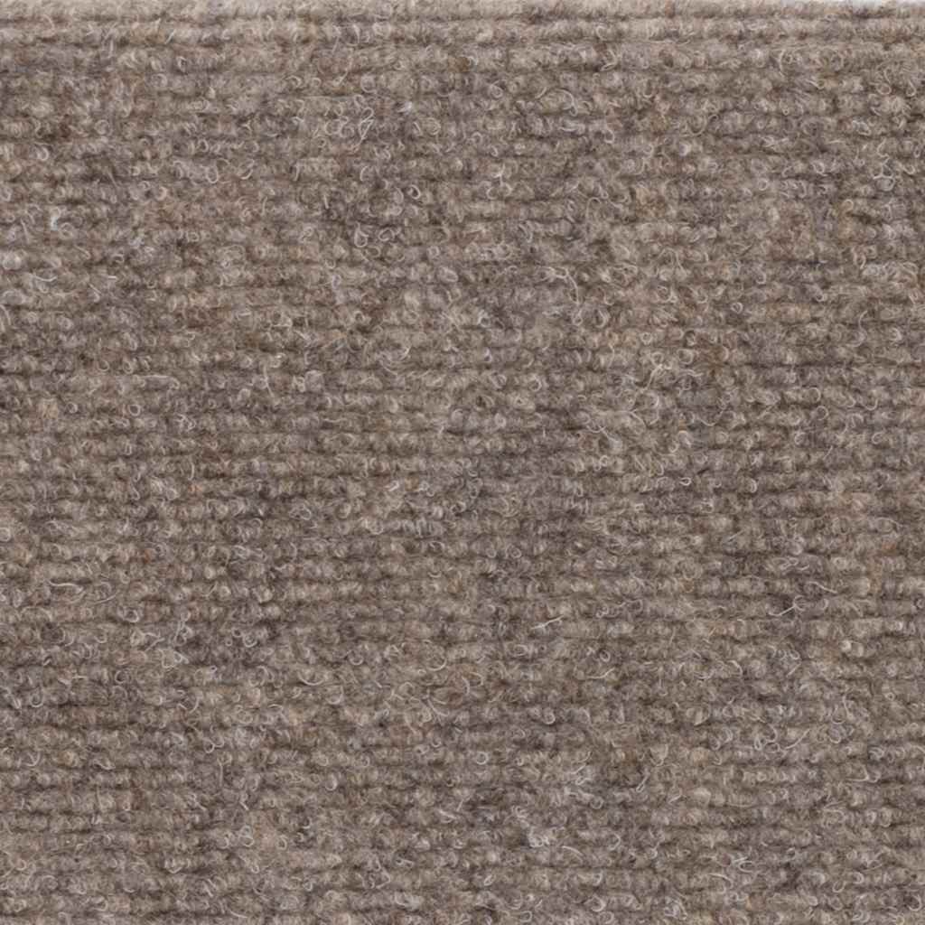 Laiptų kilimėliai, lipnūs, 10 vnt., 56x17x3 cm, smėlio spalvos, pusapvaliai