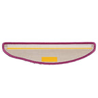 Laiptų kilimėliai, 10 vnt., 56x17x3 cm, violetiniai, pusapvaliai