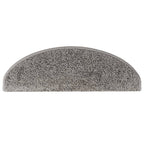 Laiptų kilimėliai, 10 vnt., pilki, 65x21x4 cm, dideli, pusapvaliai