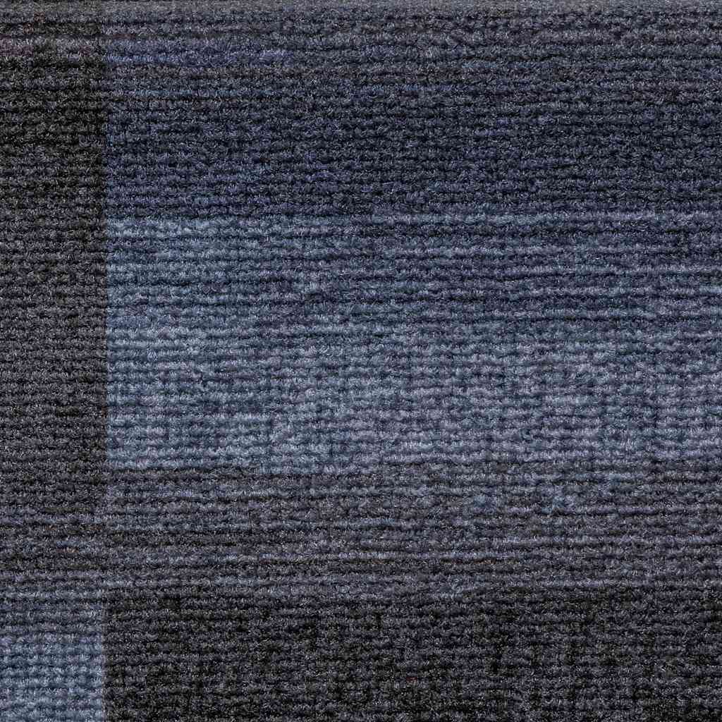 Lipnūs laiptų kilimėliai, 5vnt., juodi ir pilki, 65x21x4cm