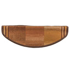 Lipnūs laiptų kilimėliai, 5vnt., rudos spalvos, 65x21x4cm