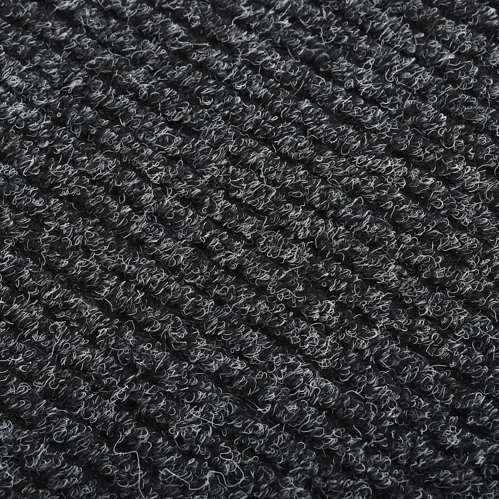 Purvą sugeriantis kilimas-takelis, antracito spalvos, 100x500cm
