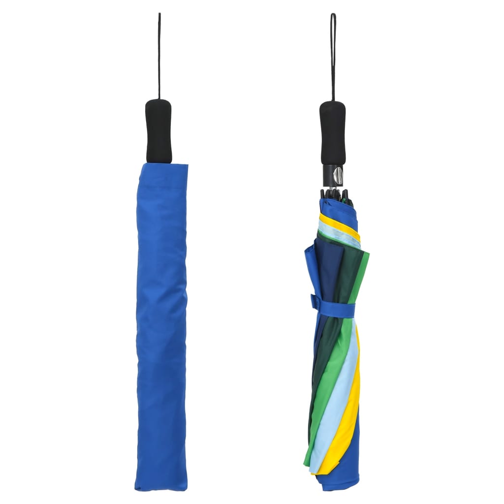 Automatinis sulankstomas skėtis, įvairių spalvų, 124cm