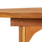 Sodo valgomojo stalas, 180x90x75 cm, akacijos medienos masyvas